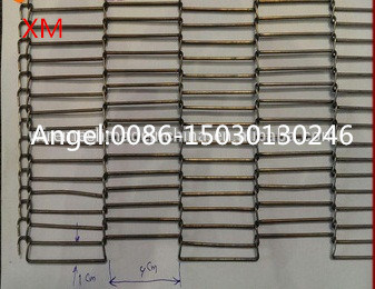 Stainless Steel 304 Flat Flex Wire Mesh Conveyor Belt